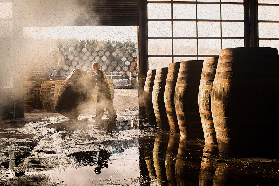 Aging barrels